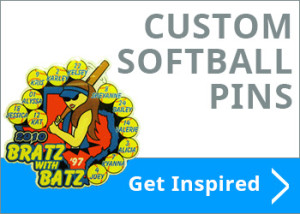 Custom Softball Pins