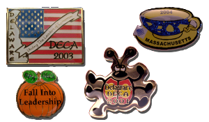 Custom DECA trading lapel pins