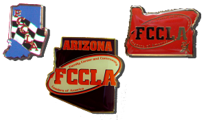 Custom FCCLA Lapel pins