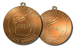 Custom award medals