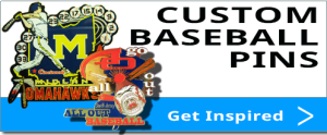 cheap custom baseball trading pins