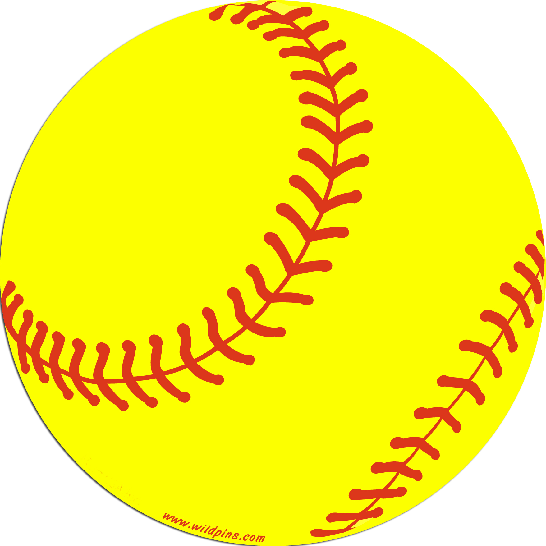yellow softball clipart free - photo #10