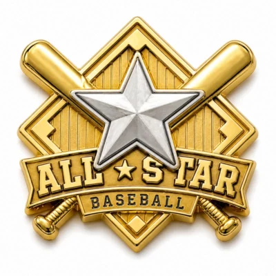 Dual plated high relief custom pins