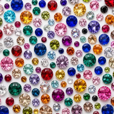 Custom pins with gemstones