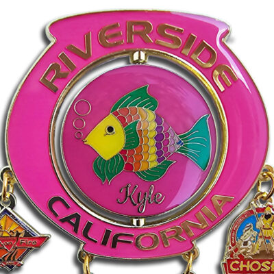 Custom spinner pins at wildpins.com