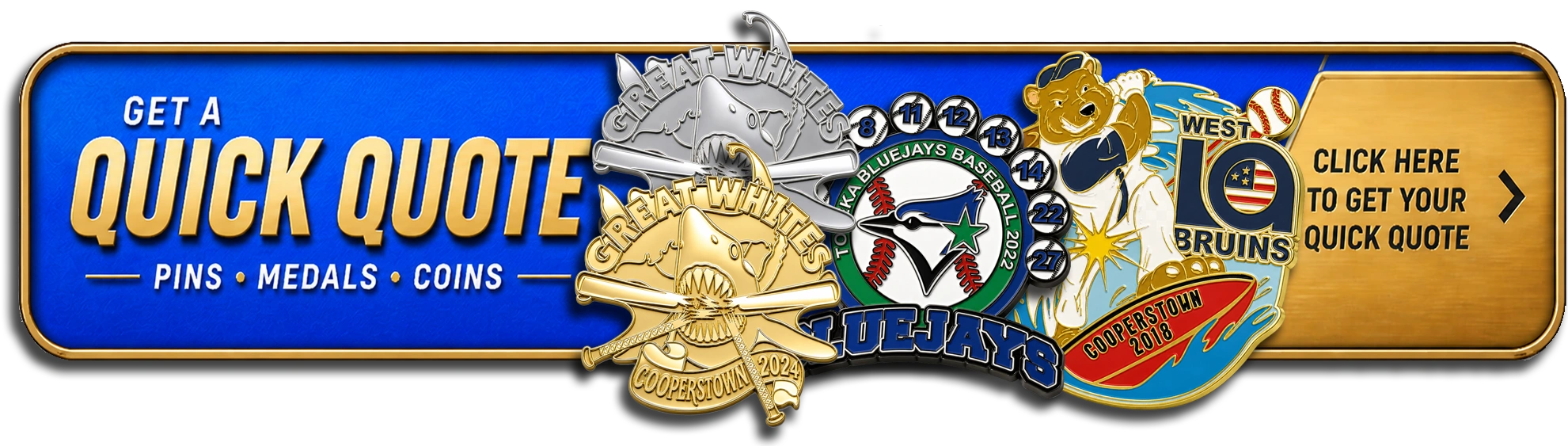 Custom baseball trading pins at the lowest cost.