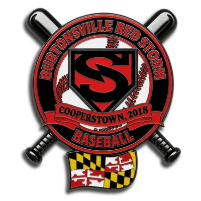 Custom soft enamel team pins