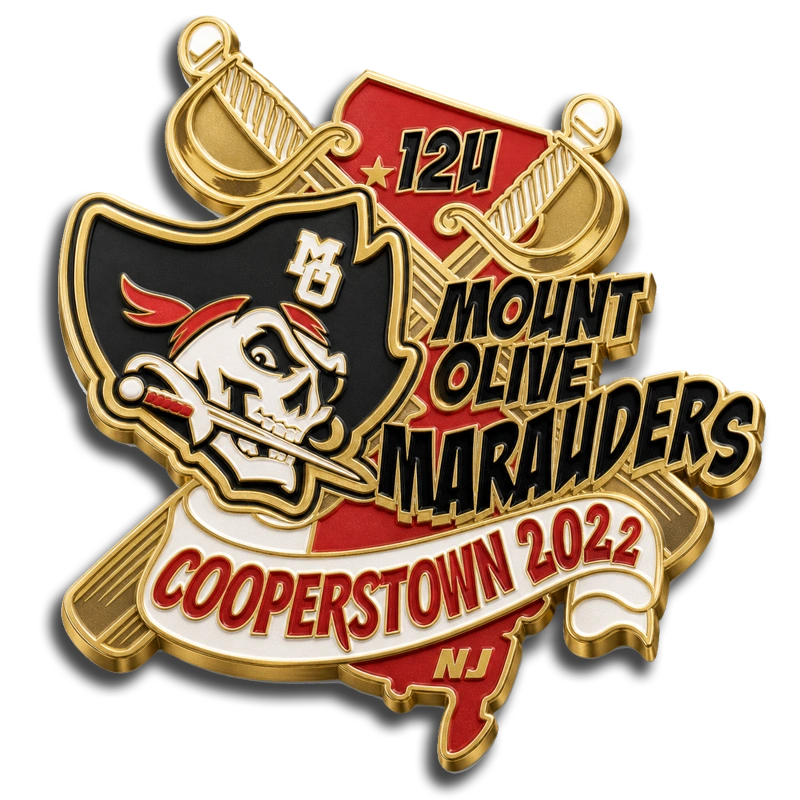 Custom baseball trading pins