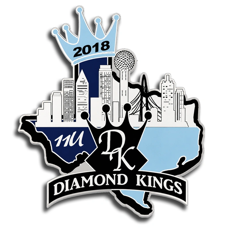 Low cost team pins from Wildpins