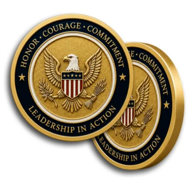Custom coins with smoot edge