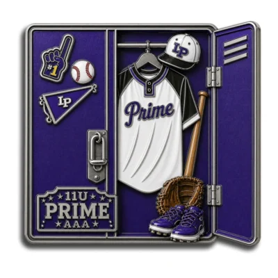 Custom enamel pins for youth sports teams
