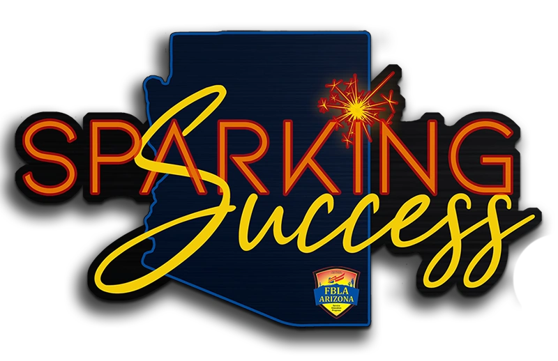 Sparking Success custom blinky pin with flashing red LED