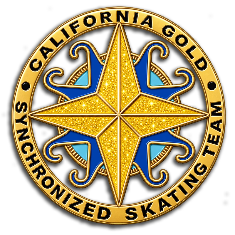 California Gold Synchronized Skating Team Pin