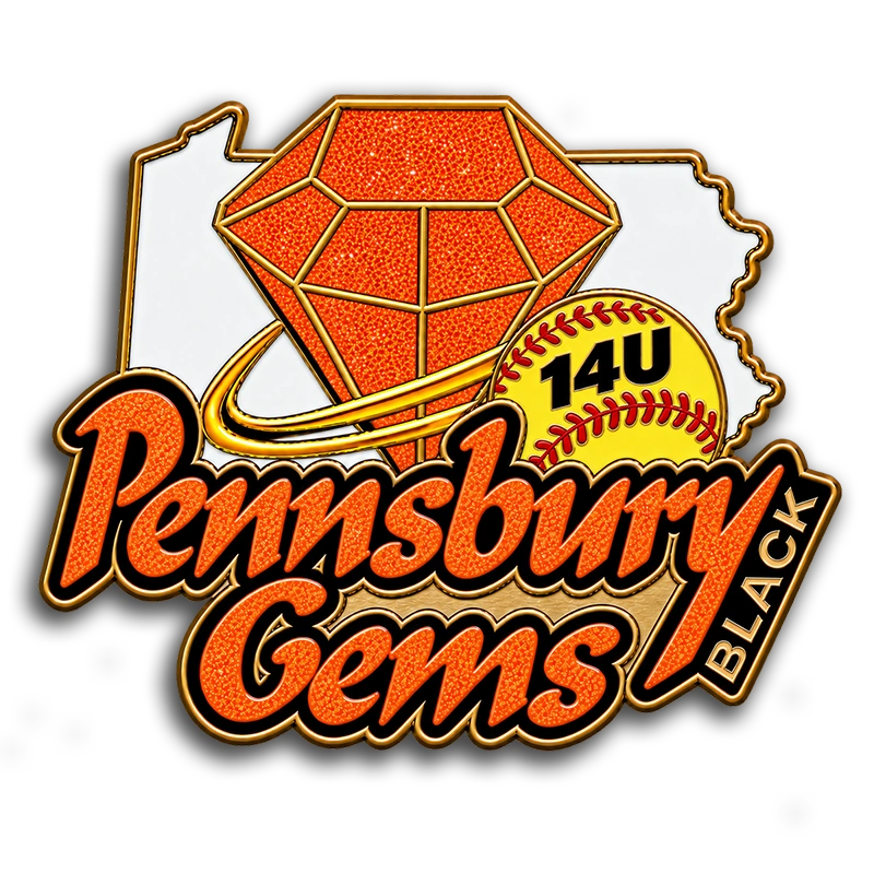 Pennsbury Gems Glitter Pin